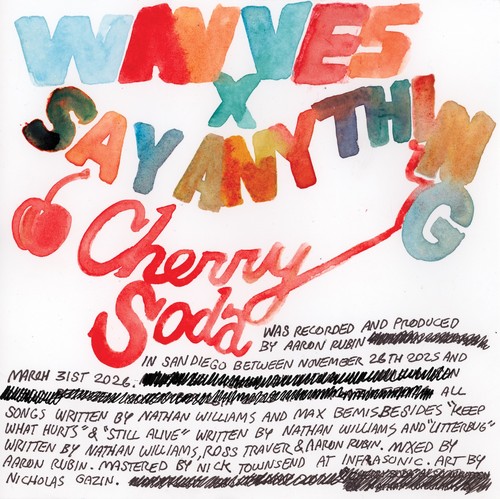 Cherry Soda by Wavves x Say Anything album cover art - Punk, Indie Rock, Pop Punk, Emo, Garage Rock